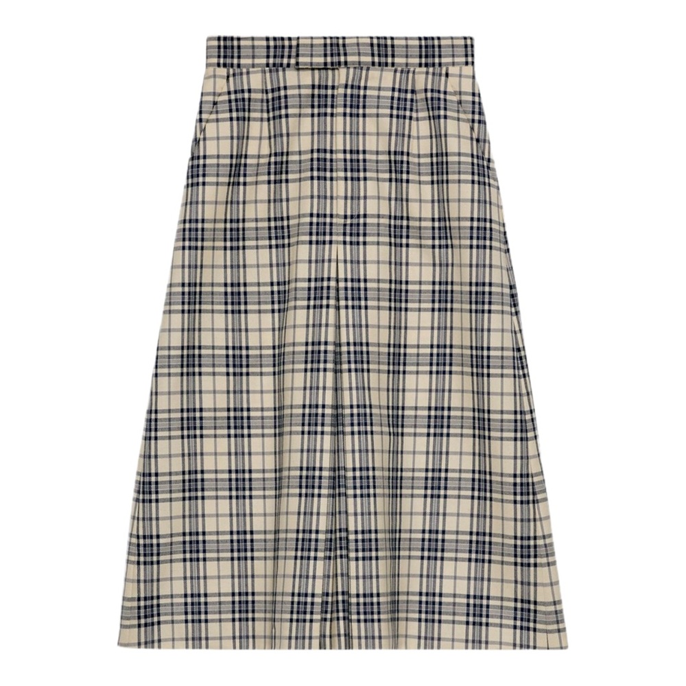 GUCCI Checked Classic Print Culottes